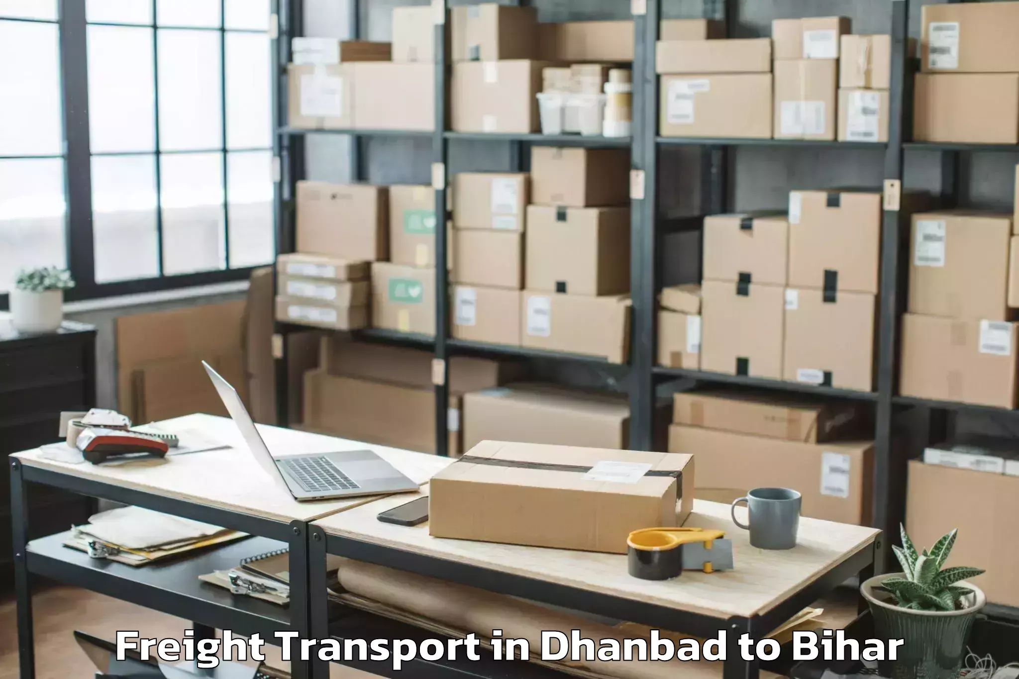 Discover Dhanbad to Taraiya Freight Transport